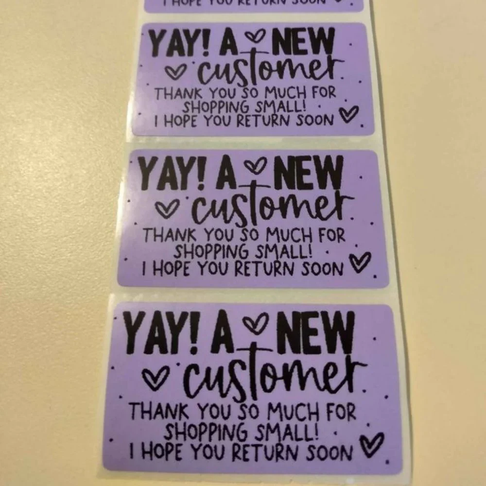 💙100 New Customer- Shipping Labels Thermal Packaging Stickers 2.25